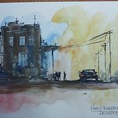 Meu projeto do curso: Pintura expressiva com aquarela: crie ilustrações envolventes Ein Projekt aus dem Bereich Bildende Künste, Malerei, Aquarellmalerei und Traditionelle Illustration von Mauro Barbieri - 27.05.2023