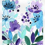 Mi proyecto del curso: Acuarela floral: conecta con la naturaleza. Un progetto di Illustrazione tradizionale, Pittura, Pittura ad acquerello e Illustrazione botanica di Patricia Fortunato - 26.05.2023