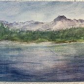 Journey around Alaska, July 2022. Fine Arts, and Watercolor Painting project by Rhonda Langham - 05.27.2023