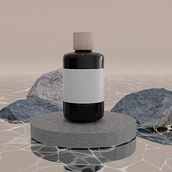 Natural skincare mockup. Un proyecto de Diseño, Modelado 3D, 3D y Diseño 3D de Brenda Martínez - 27.05.2023