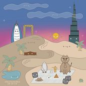 My project for course: Designing Kawaii Worlds: Spread Joy Through Illustration. Character Design, Digital Illustration, and Manga project by Diana Enriquez Cuevas - 05.27.2023