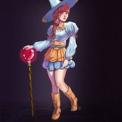 Meu projeto do curso: Ilustração de personagens estilizados: da referência ao desenho. Traditional illustration, Character Design, and Digital Illustration project by Romullo de Laia Silva - 05.28.2023