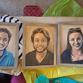 Portraits in oil. Design project by Wayne Hill - 05.28.2023
