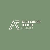 ALEXANDER TOUCH STUDIO © | Visual Identity Brand. Projekt z dziedziny Projektowanie logot, pów, Br, ing i ident, fikacja wizualna, Projektowanie materiałów biurow, ch i Design użytkownika Mustapha Benaouda - 28.05.2023