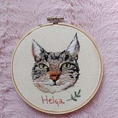 Mi proyecto del curso: Needle painting para principiantes. Embroider, Naturalistic Illustration, and Textile Design project by Pamela Fernandez - 05.28.2023