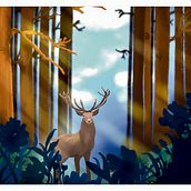 Mi proyecto del curso: Escenas atmosféricas en Procreate: pinta con colores y luces. Digital Illustration project by Romina Rentera - 05.29.2023