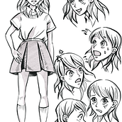 My project for course: The Art of Manga: Drawing Unique Characters. Character Design, Pencil Drawing, Drawing, Ink Illustration, Manga, Traditional illustration, Costume Design, Creative Consulting, Design Management, Graphic Design, Comic, Character Animation, Sketching, Creativit, Fashion Design, Digital Illustration, Stor, board, Stor, telling, Children's Illustration, Digital Drawing, and Figure Drawing project by Sharon Dev - 05.27.2023