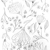 Mi proyecto del curso: Ilustración y diseño de patrones florales Ein Projekt aus dem Bereich Traditionelle Illustration, Malerei, Musterdesign, Zeichnung und Botanische Illustration von Natalia Tramonti - 29.05.2023