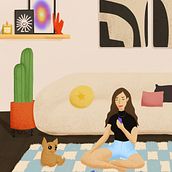 Mi proyecto del curso: Ilustración digital colorida en Procreate. Traditional illustration, Drawing, Digital Illustration, and Digital Drawing project by Mayra López - 05.30.2023