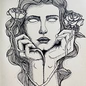 Rose Trap ⚶. Un proyecto de Ilustración tradicional, Ilustración digital y Diseño de tatuajes de Osa Barbosa - 30.05.2023