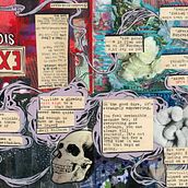 Exit Signs zine excerpt. Collage, and Traditional illustration project by heathermariehuggins - 05.30.2023
