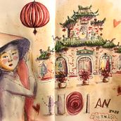 Déjalo fluir. Traditional illustration, Sketching, Creativit, Drawing, Watercolor Painting, and Sketchbook project by cw_riveram - 05.30.2023