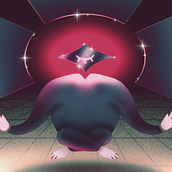 My project for course: Retrofuturistic Illustration with Procreate. Digital Illustration, and Digital Drawing project by Pyay Soe Aung - 05.30.2023
