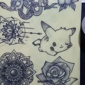 Mi proyecto del curso: Técnicas de tatuaje blackwork con línea fina. Tattoo Design project by carlosalonso7102 - 05.31.2023