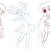 Mi proyecto del curso: Diseño de personajes: desarrolla tu propio estilo . % Sarahi Hernandez tarafından hazırlanan Geleneksel illüstras, on, Karakter Tasarımı, Çizim, Dijital İllüstras, on, Ve Dijital Çizim projesi - 05.31.2023