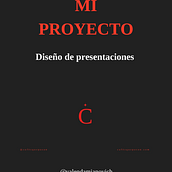 Mi proyecto del curso: Diseño de presentaciones: crea una plantilla profesional. Un projet de Gestion de la conception, Design graphique, Design de l'information, Marketing, Communication , et Design de présentation de Valentina Damianovich - 05.06.2023