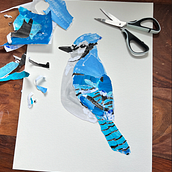 My project for course: Illustrating Nature: A Creative Exploration. Een project van Traditionele illustratie, Schilderij,  Tekening, Aquarelschilderen,  Illustratie met inkt, Naturalistische illustratie y Collage van Lauren Powell - 28.05.2023