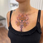 Mi proyecto del curso: Diseño de tatuajes botánicos con Procreate. Un progetto di Illustrazione tradizionale, Illustrazione digitale, Design di tatuaggi e Illustrazione botanica di Valentina Caviglia - 01.06.2023