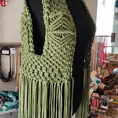 Il mio progetto del corso: Macramè: crea capi di abbigliamento unici. Accessor, Design, Arts, Crafts, Fiber Arts, Macramé, and Textile Design project by Sara Claretta Ardizio - 05.31.2023