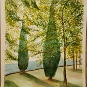Il mio progetto del corso: Paesaggi incantevoli ad acquerello: dipingi con la luce Ein Projekt aus dem Bereich Malerei und Aquarellmalerei von Lucia Corazza - 01.06.2023