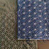 Meu projeto do curso: Introdução ao bordado japonês sashiko. Un progetto di Ricamo, Fiber Art, DIY, Upc, cling e Textile Design di Suemi Fucatu - 31.05.2023