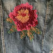 My project for course: Introduction to Contemporary Cross Stitch . Embroider, DIY, Upc, cling, and Textile Design project by sbonniere - 06.02.2023