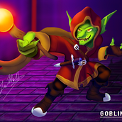 Goblin Mago Rojo . Un projet de Illustration traditionnelle , et Conception de personnages de Juan Martin Acuña - 16.11.2022