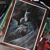 Meu projeto do curso: Ilustração de personagens com tinta acrílica. Traditional illustration, Character Design, Painting, Comic, Acr, and lic Painting project by Francesco Canta - 06.03.2023