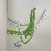 Mein Abschlussprojekt für den Kurs: Skizzenbuch-Übungen für künstlerisches Wachstum. Un proyecto de Ilustración tradicional, Bellas Artes, Bocetado, Dibujo y Sketchbook de michaela.braeuninger - 03.06.2023