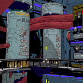 My project for course: 3D Toon-Style Environment Art with Arnold. 3D, and 3D Animation project by Last Starfighter - 05.25.2023