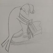 Meu projeto do curso: Introdução à criação de personagens estilo cartoon . Un proyecto de Ilustración tradicional, Diseño de personajes y Dibujo de Caco Espindola - 04.06.2023