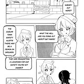 Yandemon, page 1, for this course!. Un proyecto de Ilustración tradicional, Cómic, Dibujo, Ilustración digital, Stor, board, Ilustración con tinta, Narrativa y Manga de 7mgj9ghrmq - 04.06.2023