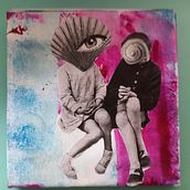  El mar, siluetaspez y fondos marinos. Collage, Traditional illustration, Paper Craft, and Sketchbook project by Nuria Martínez Flaqué - 06.26.2023