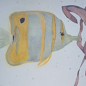Il mio progetto del corso: Illustrazione di universi marini ad acquerello. Traditional illustration, Painting, Watercolor Painting, and Naturalistic Illustration project by tiziana_narducci - 06.05.2023