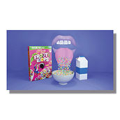 Froot Loops. Design, 3D, Advertising, and Graphic Design project by Lucía Laula Choza - 06.05.2023