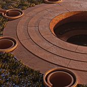 Architectural Design with Blender - AIT project . 3D, 3D Modeling, and ArchVIZ project by andreeaitraistaru - 05.09.2023