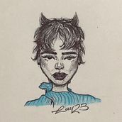 Mi proyecto del curso: Sketchbook de retrato: explora el rostro humano. Sketching, Drawing, Portrait Drawing, Artistic Drawing, and Sketchbook project by Laura Patiño Gutierrez - 06.05.2023