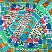 Abstract Painting on Canvas. Painting project by Teresa Prevey - 06.06.2023