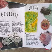 Mijn project van de cursus: Illustreer een reisdagboek met gemengde technieken. Drawing, Watercolor Painting, Sketchbook & Ink Illustration project by Gia Ness - 06.06.2023