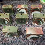 Mi proyecto del curso: Técnicas decorativas y diseño de jabones en frío. Artesanato, e DIY projeto de Marta - 06.06.2023