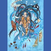 Mi proyecto del curso: Técnicas de acuarela para ilustraciones de ensueño. Traditional illustration, Drawing, Watercolor Painting, and Editorial Illustration project by Maribel Tornero Brugués - 06.05.2023