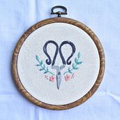 Mi proyecto del curso: Ilustraciones bordadas: de la acuarela al hilo. Accessor, Design, Costume Design, Arts, Crafts, Embroider, Fiber Arts, Color Theor, and Textile Design project by Nati Mackenzie - 06.06.2023
