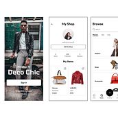 Vintage Luxury Fashion App Design. Un projet de Conception d'applications , et UX / UI de willsr124 - 03.06.2023