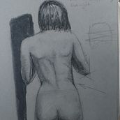 Meu projeto do curso: Introdução ao desenho anatômico com carvão. Fine Arts, Drawing, Realistic Drawing, and Figure Drawing project by Igor Kolling Maciel - 06.06.2023