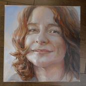 My project for course: Portrait Painting with Oil: Explore Light and Shade. Un proyecto de Bellas Artes, Pintura y Pintura al óleo de Alena Angelava - 07.06.2023