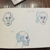 Mon projet du cours : Carnet de portraits à l’aquarelle. Pintura, Pintura em aquarela, Desenho de retrato, e Sketchbook projeto de ross_karine - 07.06.2023