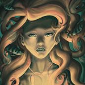 Deep Sea Siren Ein Projekt aus dem Bereich Traditionelle Illustration von Kati Bartkowski - 07.06.2023