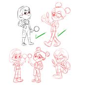Mi proyecto del curso: Diseño de personajes para animación con Photoshop. Animation, Character Design, and Character Animation project by Jorge Barrera Mozo - 06.07.2023