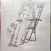 Stella - my draft. Traditional illustration project by Marta Hålska - 06.07.2023