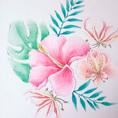 Mi proyecto del curso: Diseño floral de tartas: pinta con manteca de cacao. Un progetto di Artigianato, Belle arti e Pittura di ncasaballe - 06.06.2023